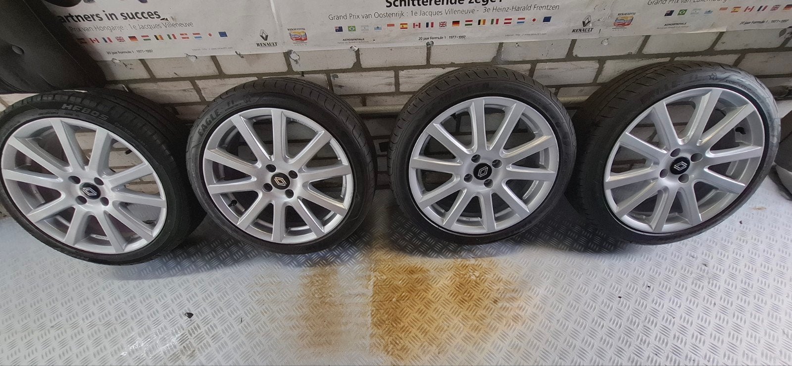 zomerbandenset., Auto-onderdelen, Accu's en Toebehoren, Ophalen, Gebruikt, Renault