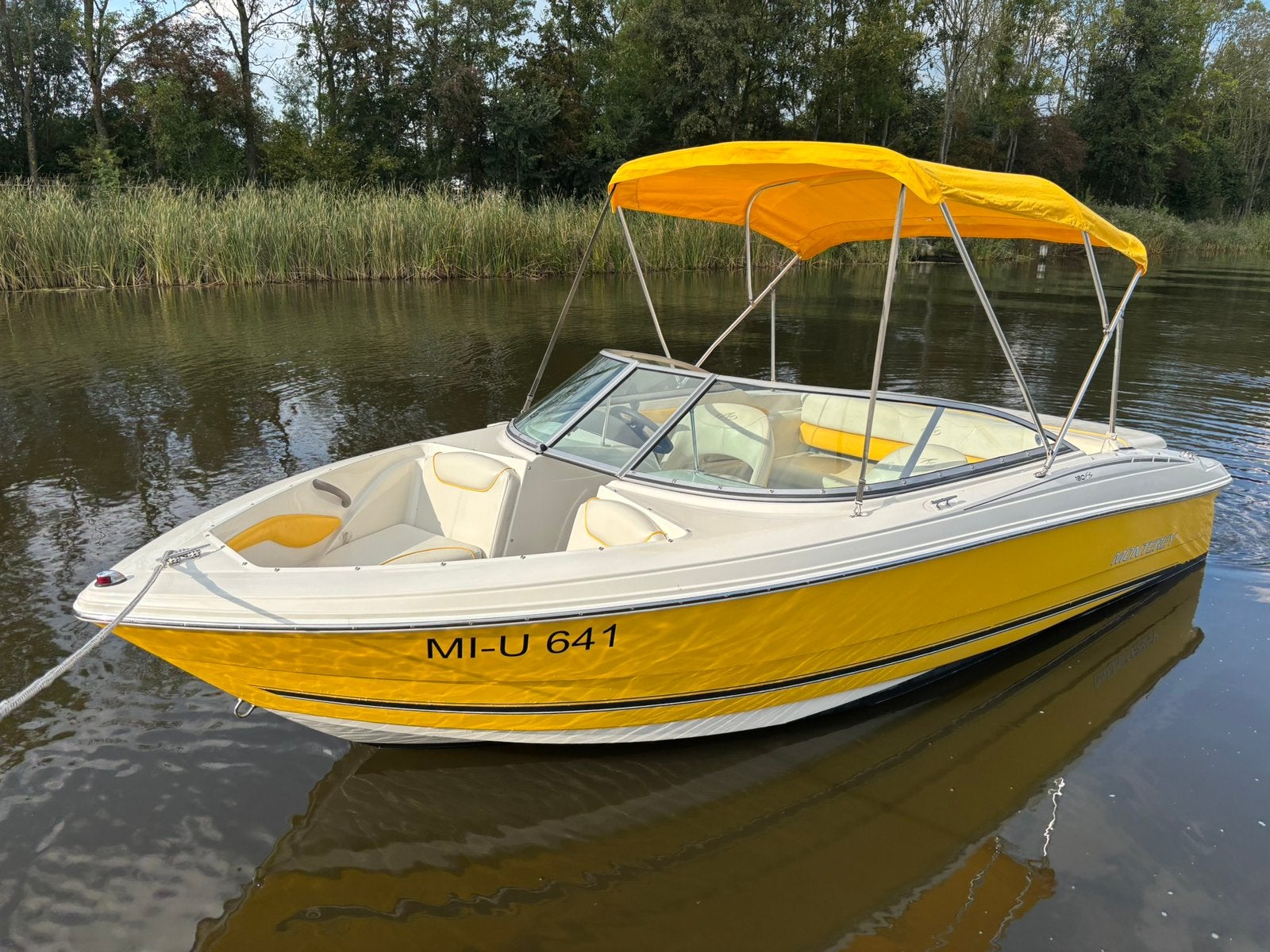 Speedboot Monterey 180FS volvo penta 3.0L SX drive, Watersport en Boten, Speedboten, Ophalen, Overige merken, Gebruikt, Binnenboordmotor