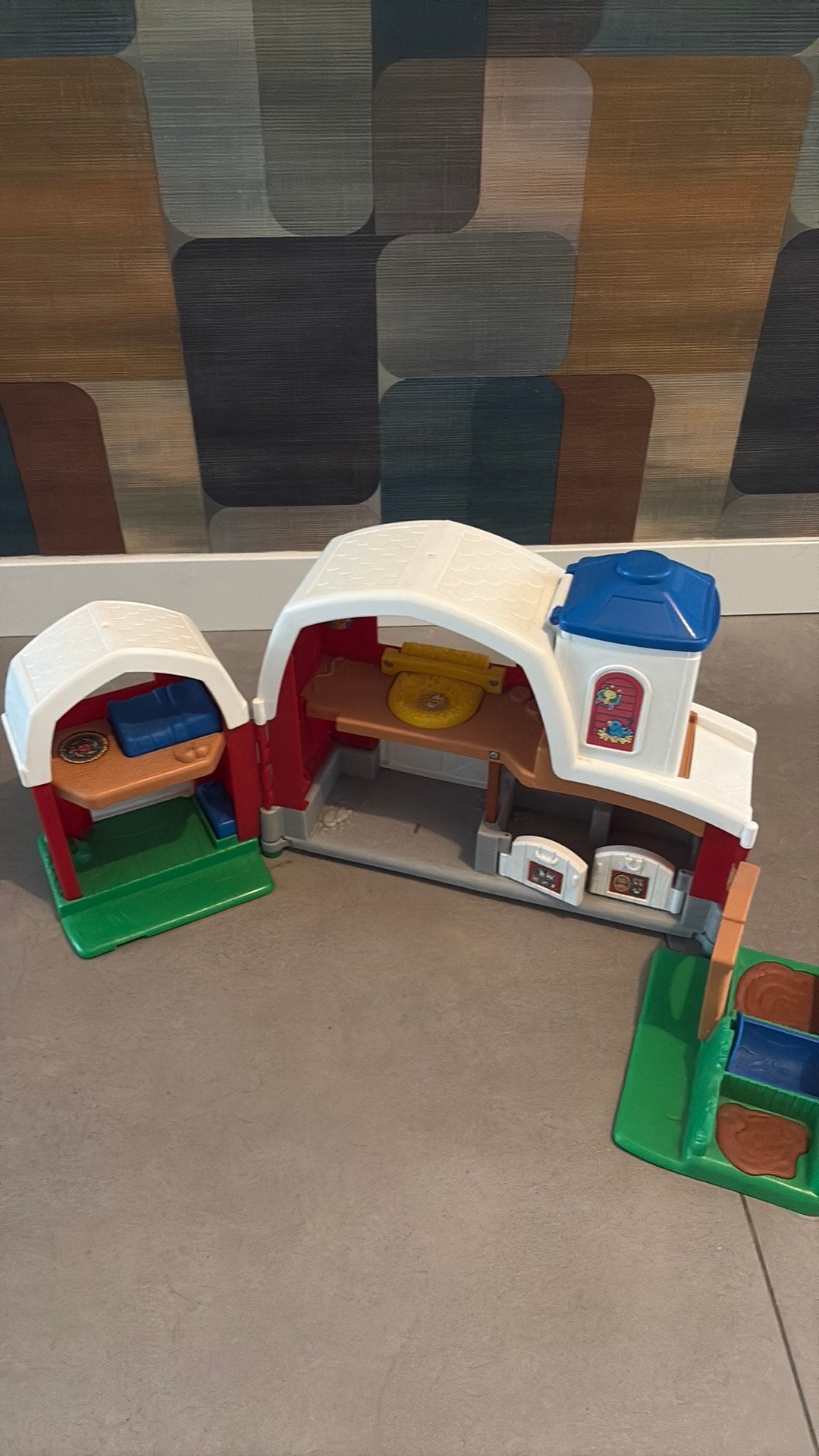 Fisher price boerderij zonder dieren en geluiden, Ophalen of Verzenden, Gebruikt, Speelset