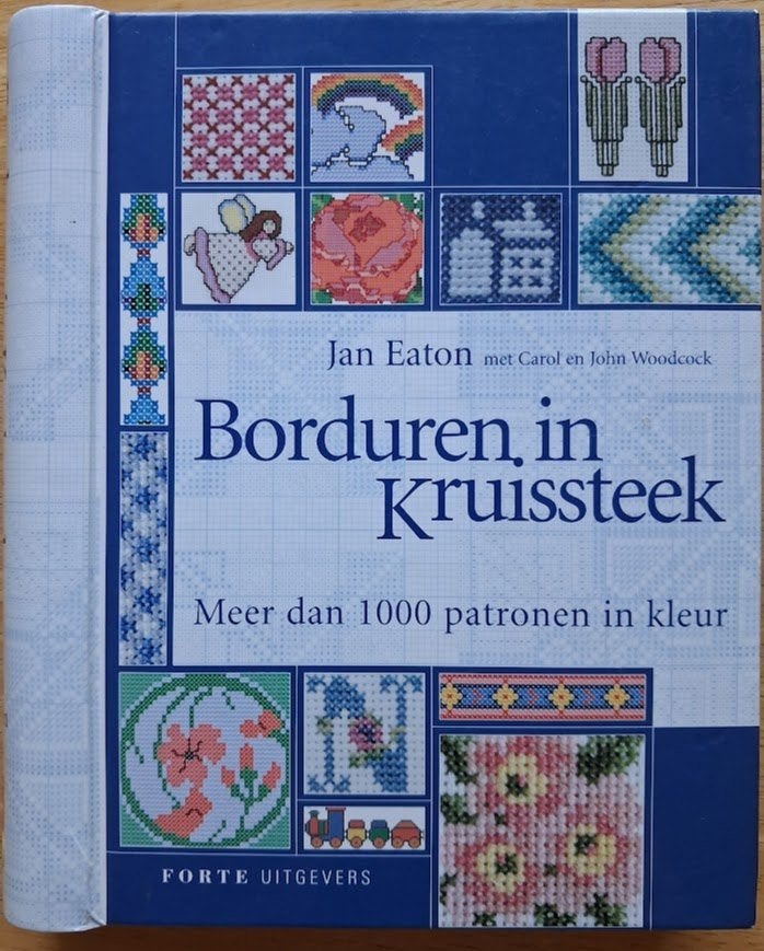Borduren in kruissteek - Jan Eaton, Ophalen of Verzenden, Zo goed als nieuw, Borduren en Naaien