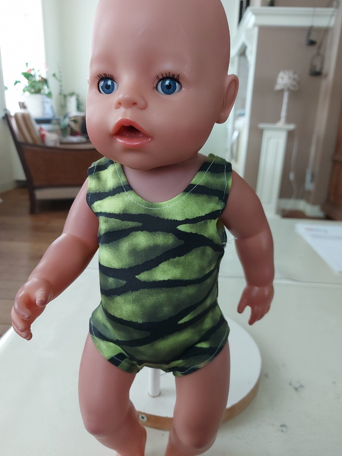 Mooie badpak baby born pop 43cm, Ophalen of Verzenden, Nieuw, Babypop