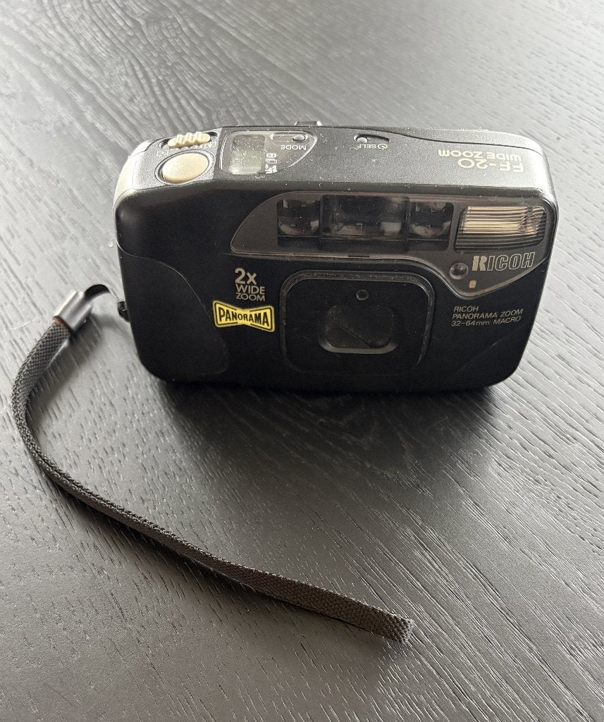 Ricoh FF-20 fototoestel (fotorolletje), Ophalen of Verzenden, Gebruikt, Compact, Overige Merken
