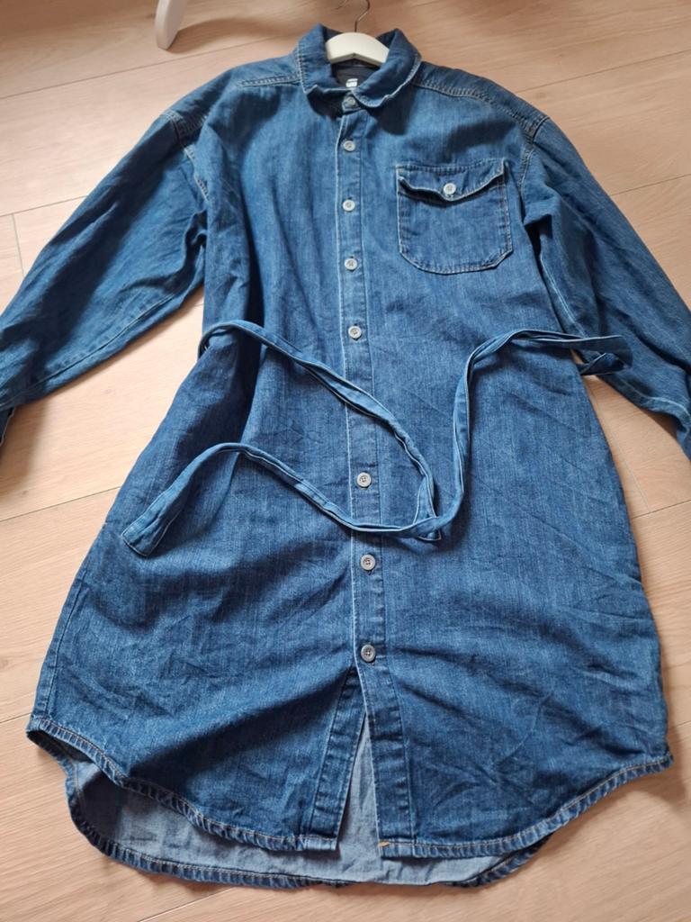 G-Star Raw Spijkerjurk maat M, Kleding | Dames, Maat 38/40 (M), Blauw, Ophalen of Verzenden, Boven de knie