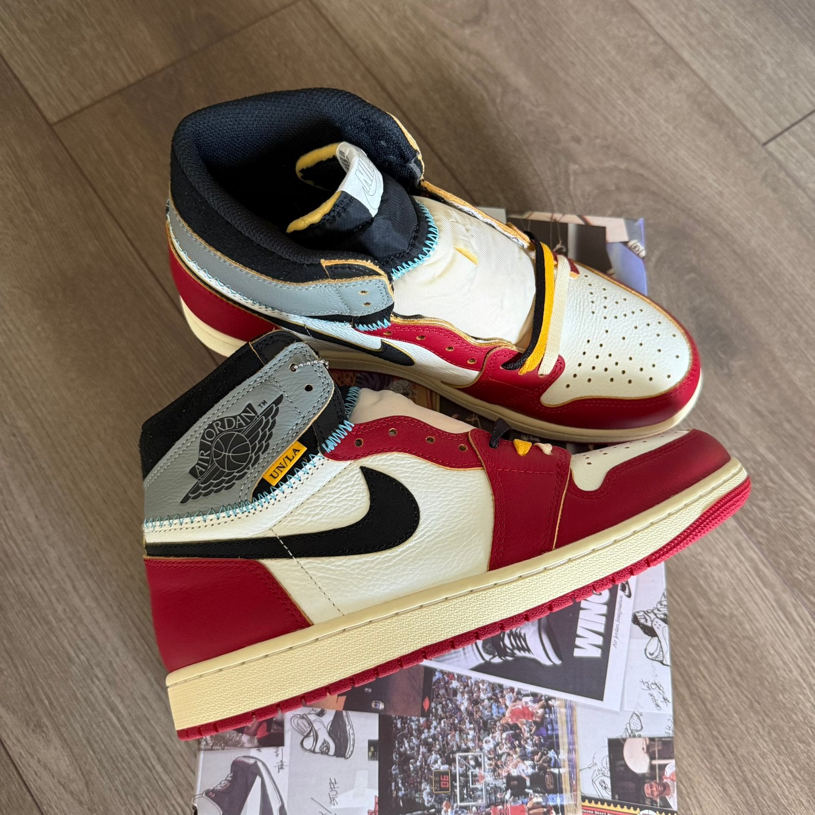 Jordan 1 union LA Chicago shadow maat 43, Overige kleuren, Nieuw, Ophalen of Verzenden, Sneakers of Gympen