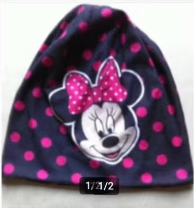 Meisjes mutsje Mickey mouse, Ophalen of Verzenden, Mickey Mouse, Zo goed als nieuw, Beeldje of Figuurtje