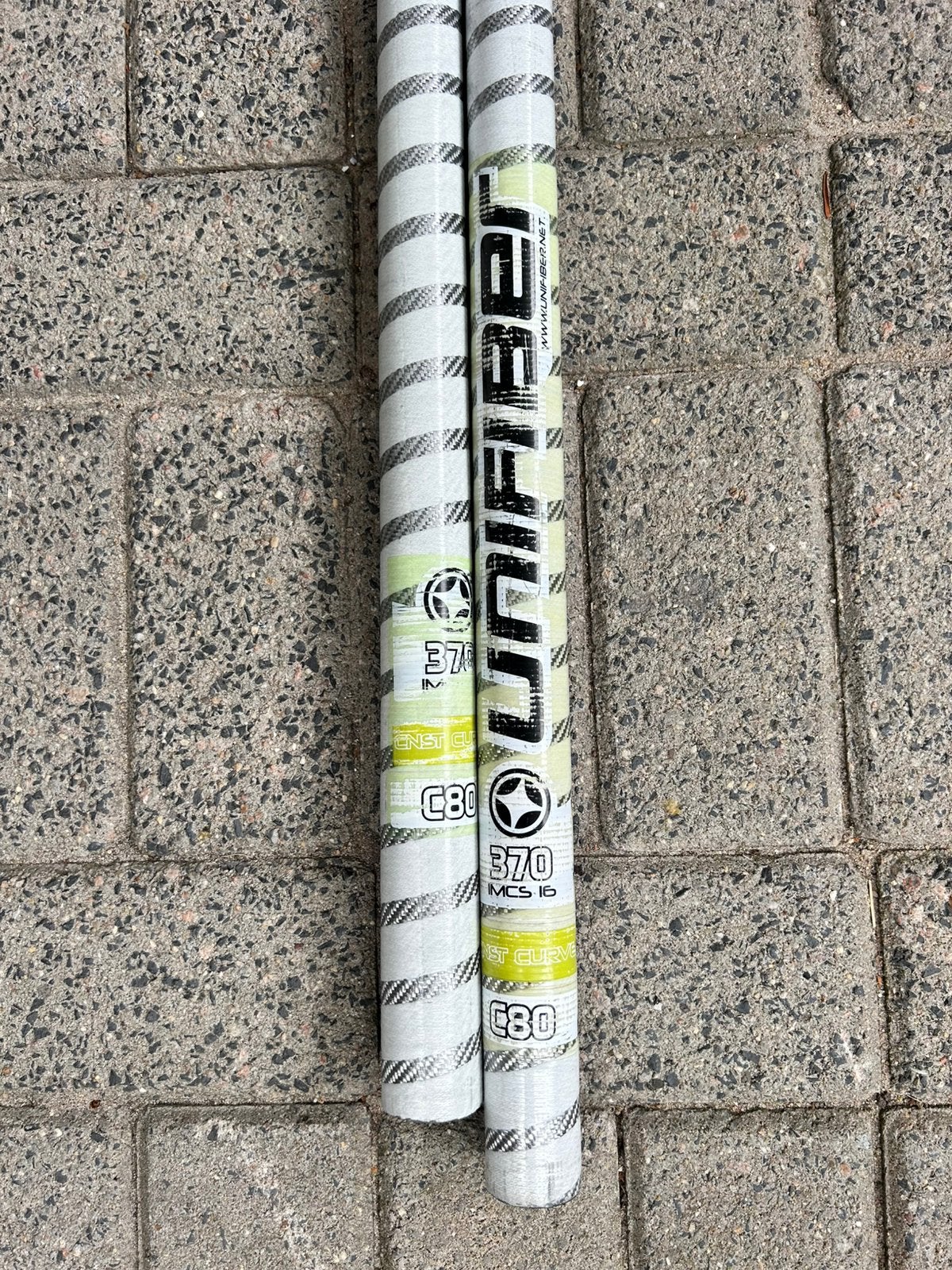Mast unifiber constant curve 80 procent carbon 370 lengte., Ophalen, Gebruikt, Mast