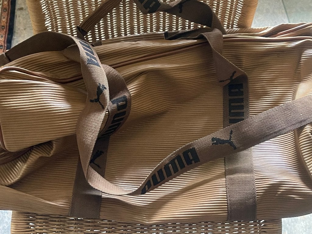 Beige Polyester Puma Sporttas, Ophalen of Verzenden, Zo goed als nieuw, Unisex kinderen