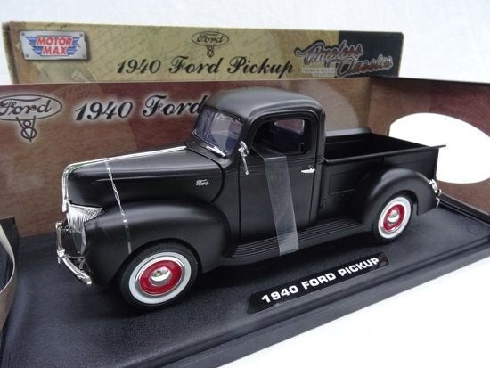 ford pickup 1940 matt/zwart nieuw in doos motormax 1:18, Hobby en Vrije tijd, Modelauto's | 1:18, Ophalen, Nieuw, Auto, Motormax