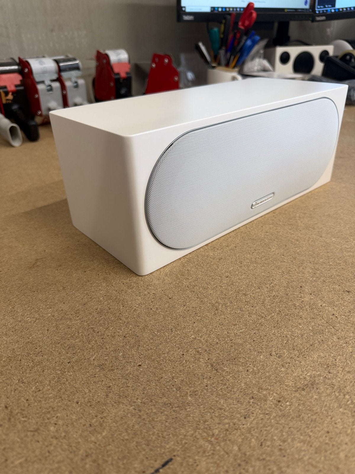 Monitor Audio Radius 200 passieve centerspeaker - Wit, Monitor Audio, ., Ophalen of Verzenden, Zo goed als nieuw