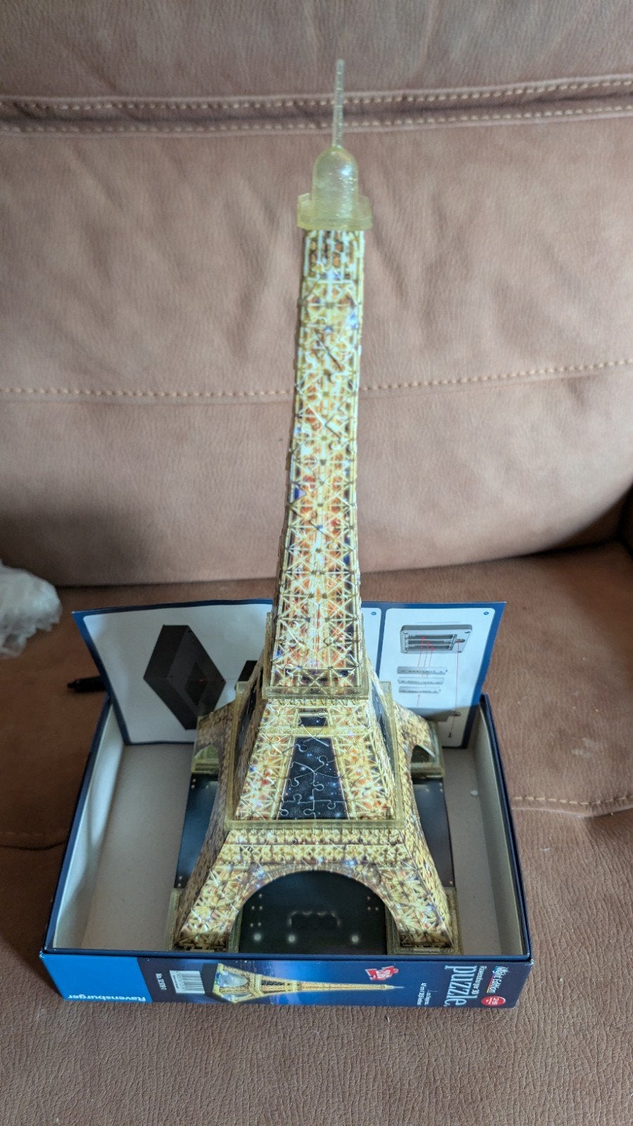Ravensburger 3D Puzzel Eiffeltoren - Nachteditie, Ophalen of Verzenden, Minder dan 500 stukjes, Gebruikt, Rubik's of 3D-puzzel