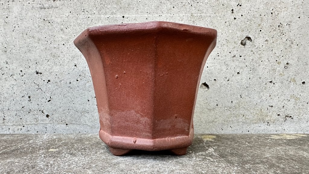 Bonsai schaal pot 8x8x6,5cm (5*), Ophalen of Verzenden, Zo goed als nieuw, Overige vormen, Aardewerk