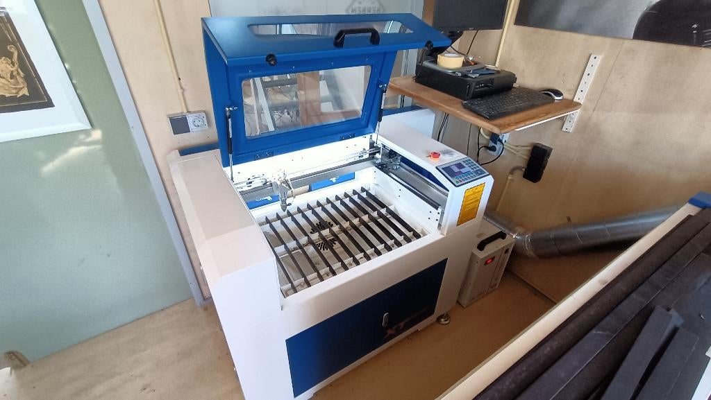 C02 Lasersnijder/Graveerder 80W - Reci Buis - 600mmx400mm, Ophalen, Zo goed als nieuw