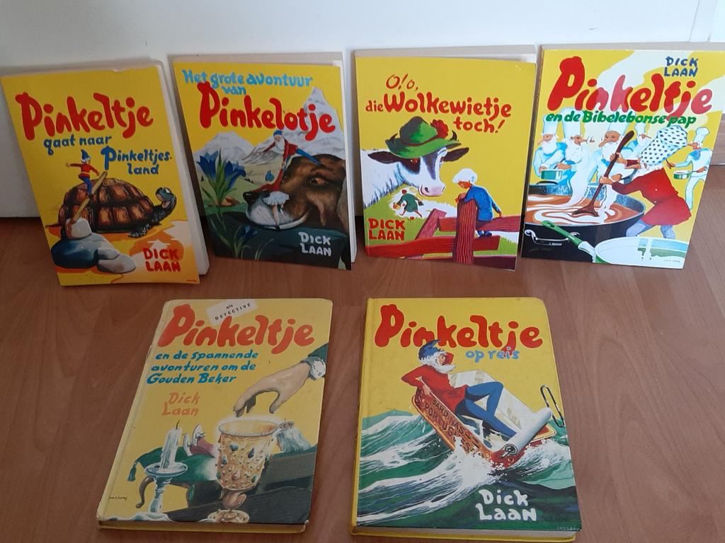 Pinkeltje boeken, vanaf 1975 !! LEES ADVERTENTIE, Ophalen, Gelezen, Dick laan