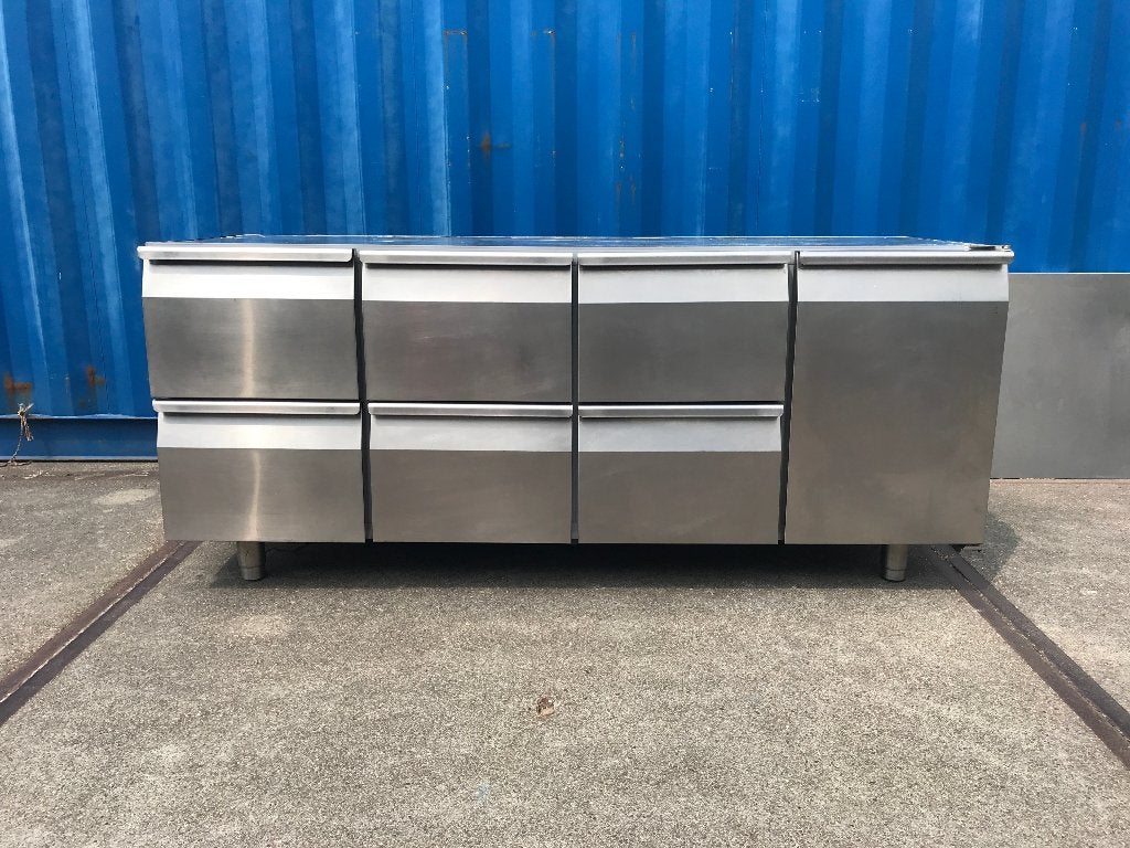 RVS Buitenkeuken meubel met lades / RVS werkbank met lades, Ophalen, Zo goed als nieuw, Gas