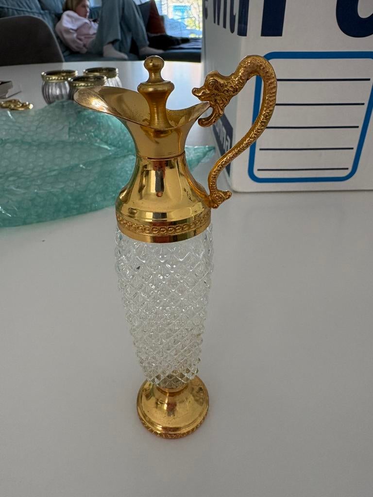 Schenkkannetje, Antiek en Kunst, Antiek | Glas en Kristal, Ophalen of Verzenden
