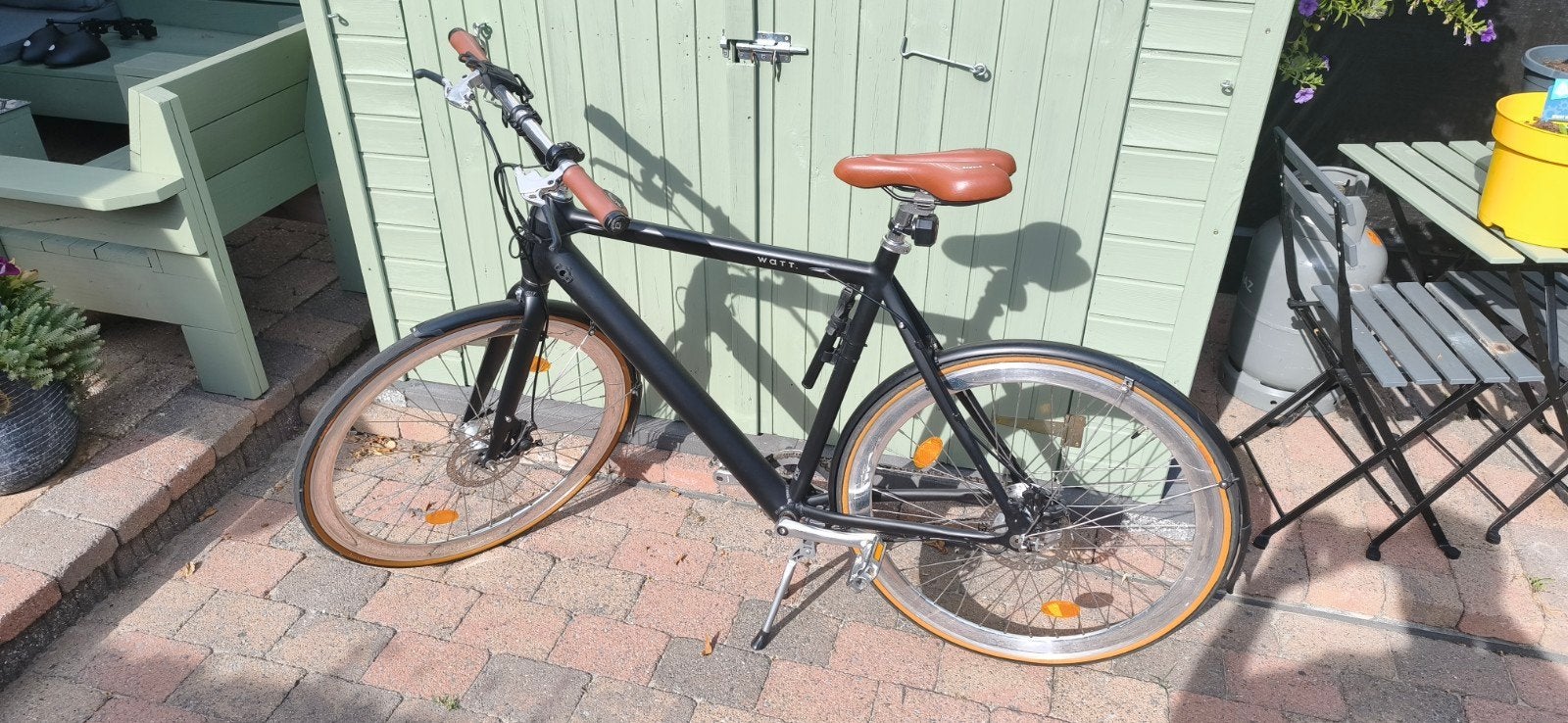 New York elektrische City bike, Zo goed als nieuw, 50 km per accu of meer, 55 tot 59 cm, Ophalen