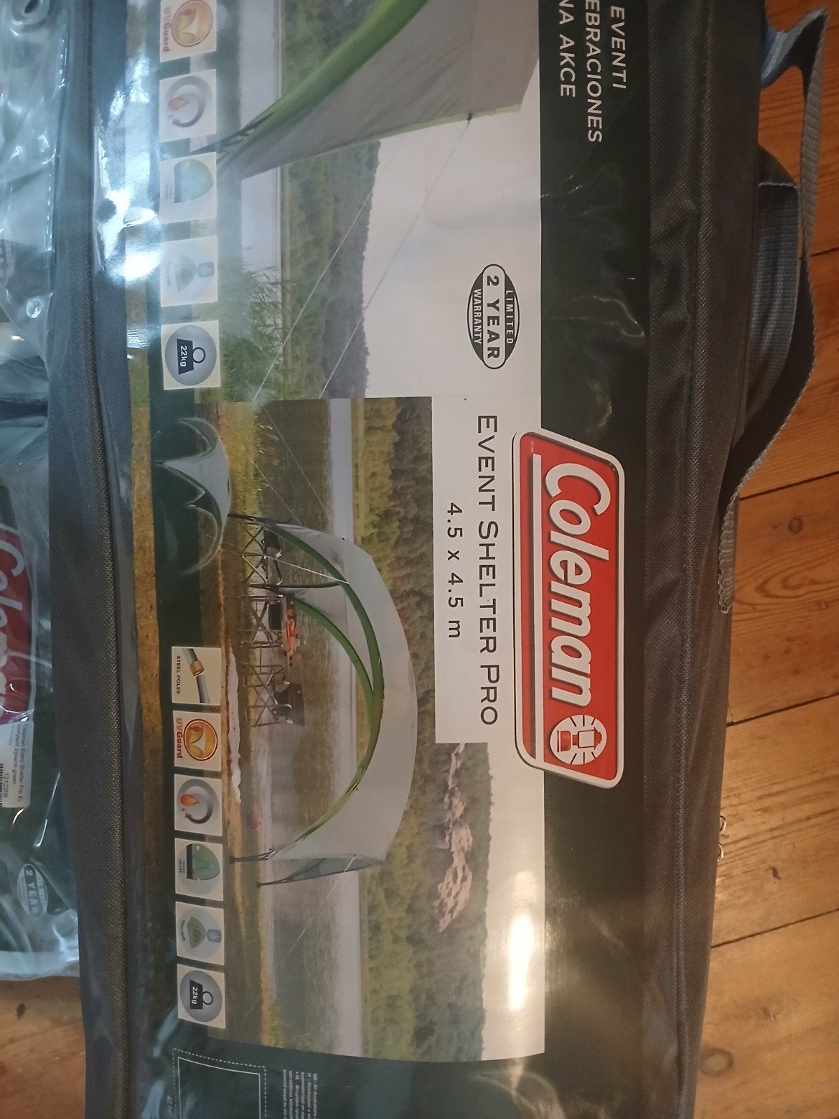 Coleman event shelter xl + 2x zijwand, Tuin en Terras, Partytenten, Ophalen, Overige typen, Minder dan 5 meter, Zo goed als nieuw