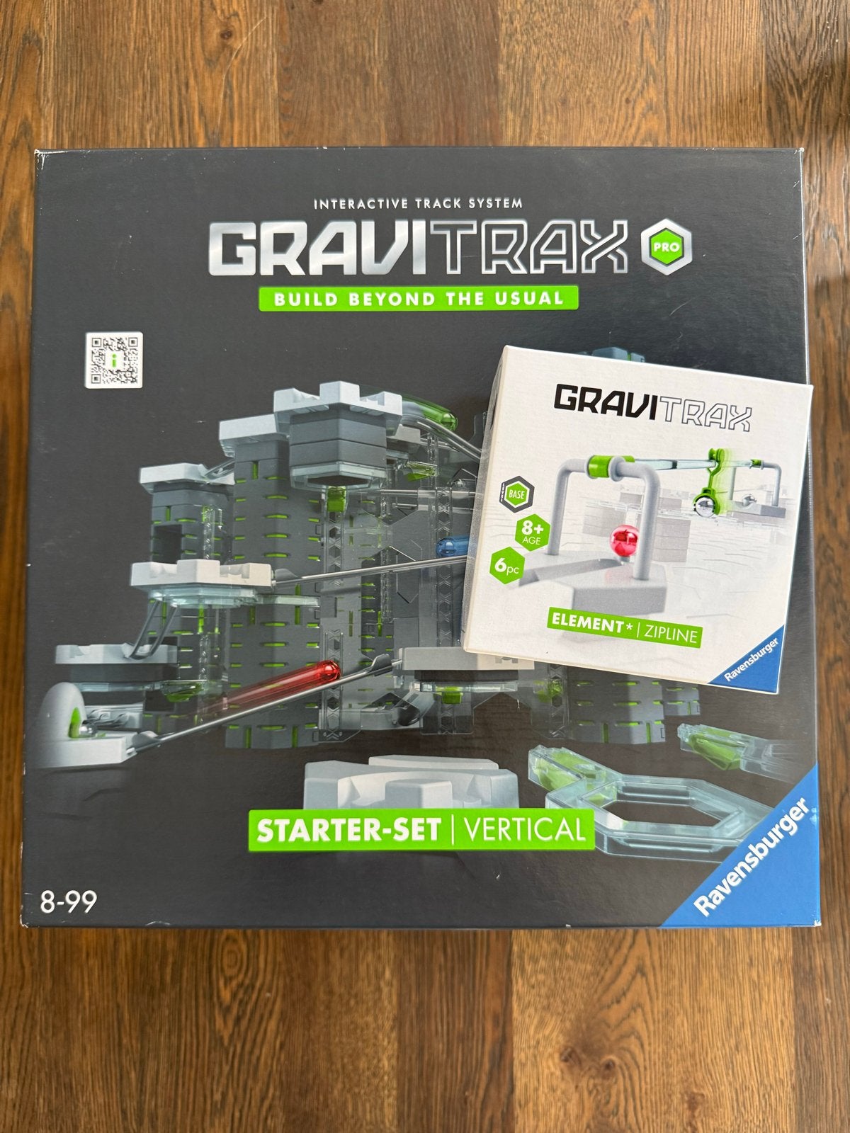 GraviTrax PRO Starter-Set Vertical + Zipline uitbreiding, Ophalen of Verzenden, Zo goed als nieuw, Overige merken
