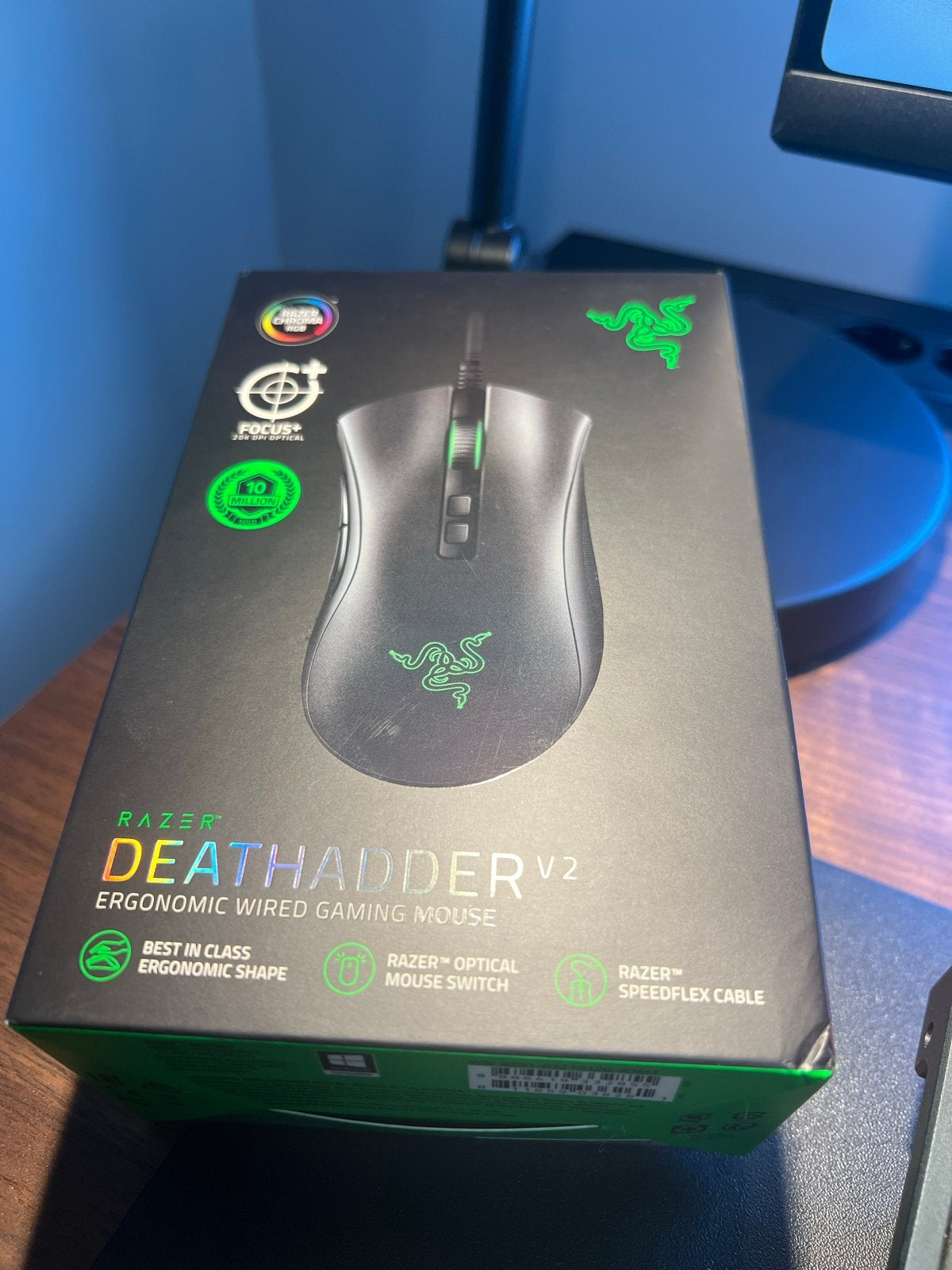 Nieuwe Razer Deathadder V2 Gaming Muis, Computers en Software, Muis, Ergonomisch, Nieuw, Ophalen of Verzenden
