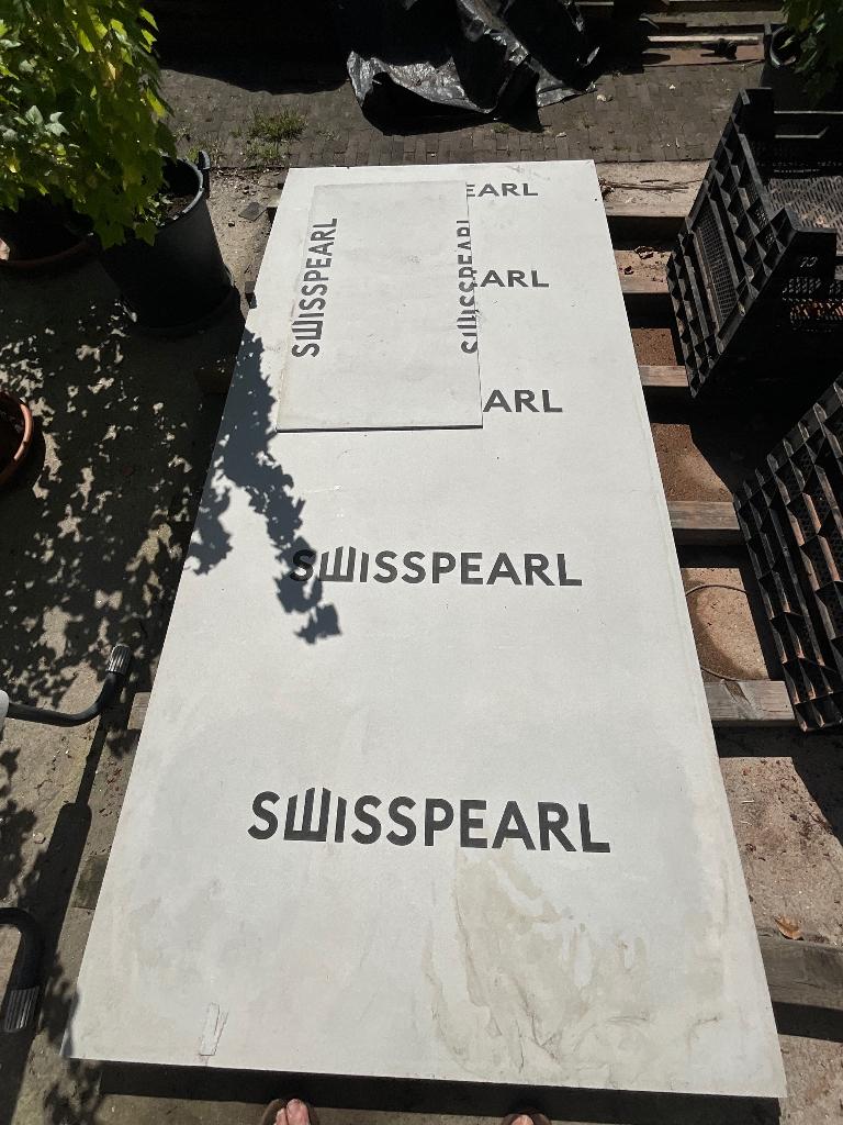 Swisspearl/ Cembrit windstopper 9 mm Vezelcementplaat, Doe-het-zelf en Verbouw, Platen en Panelen, Ophalen, Zo goed als nieuw