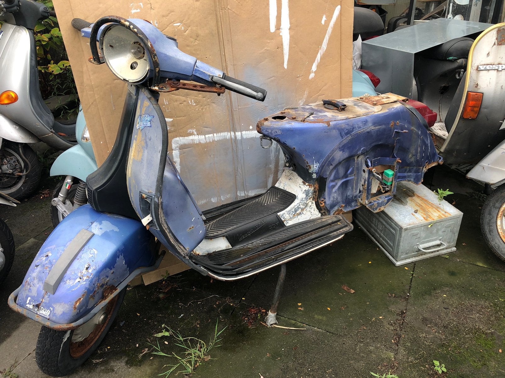 Vespa P PX frame voor restauratie, Ophalen, Zo goed als nieuw, Frame, Overige merken