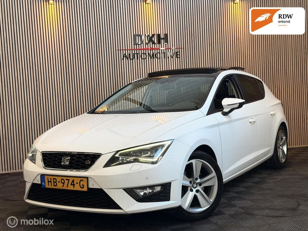 Seat Leon 1.4 EcoTSI FR OrgNL PANO CARPLAY LEER CAMERA DAB+, Auto's, Seat, Voorwielaandrijving, Gebruikt, 4 cilinders, 150 pk