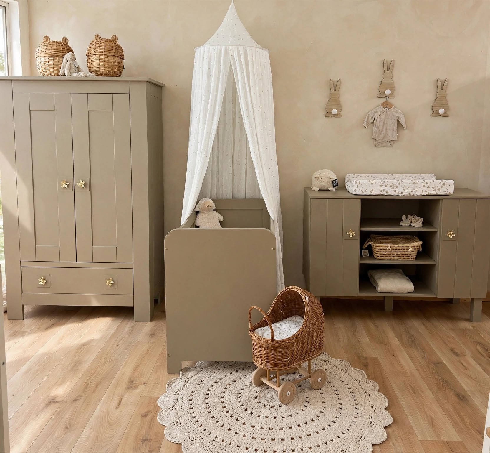 Babykamer •Noé• By Juffrouw Kwast, Kinderen en Baby's, Kinderkamer | Complete kinderkamers, Ophalen, Info@juffrouw-kwast.nl, Jongetje of Meisje
