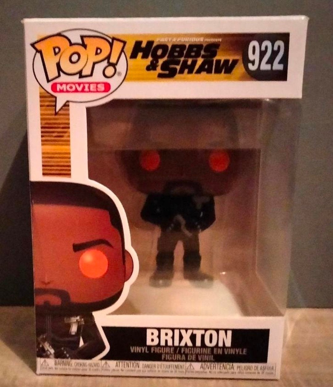 922 Brixton Hobbs Shaw Fast Furious Funko Pop, Verzamelen, Ophalen of Verzenden, Nieuw
