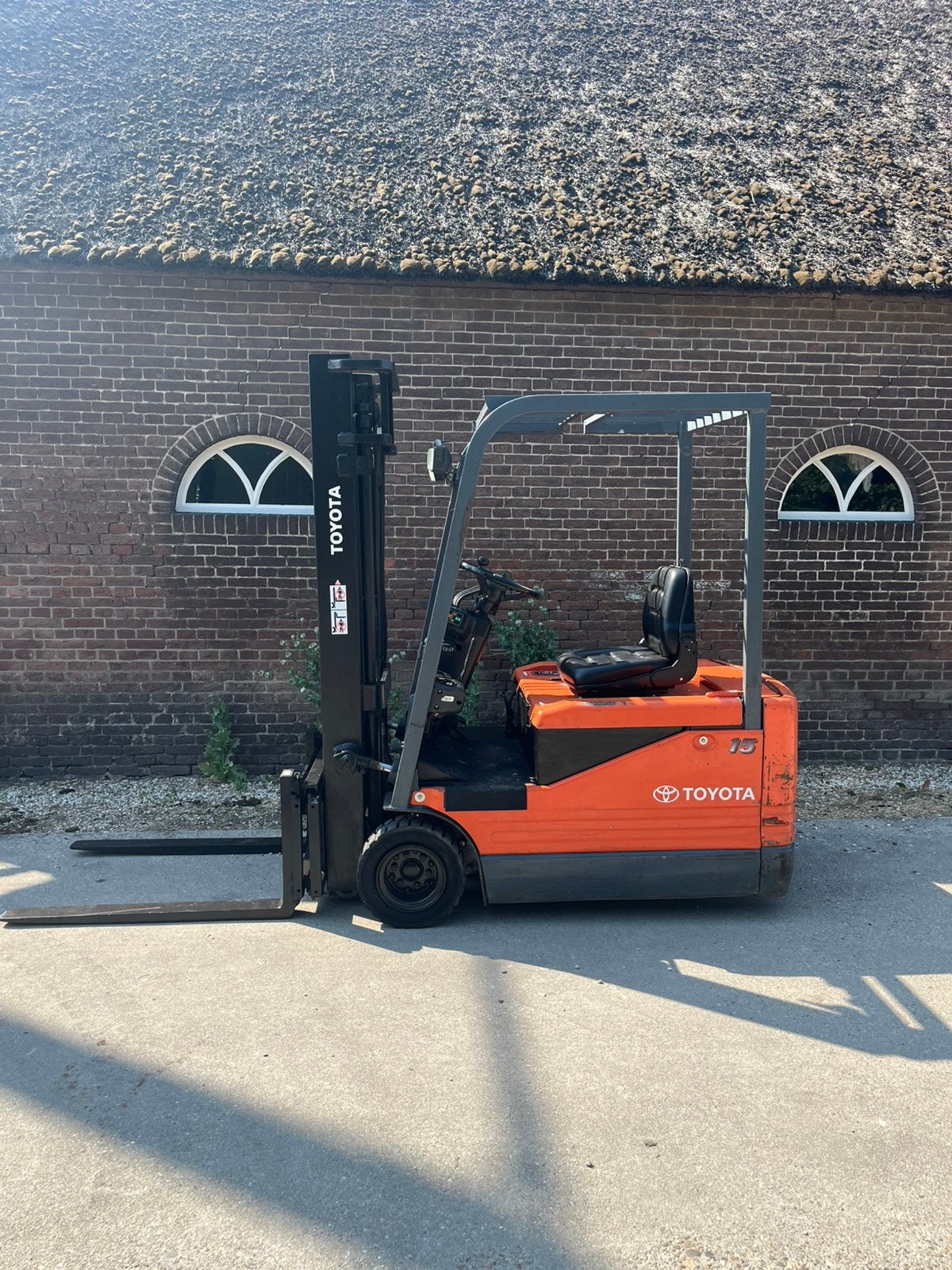 Toyota fb 15 duplo sideshift 1500kg goede accu nette staat✅, 1000 tot 2000 kg, Ophalen of Verzenden, Elektrisch, Heftruck