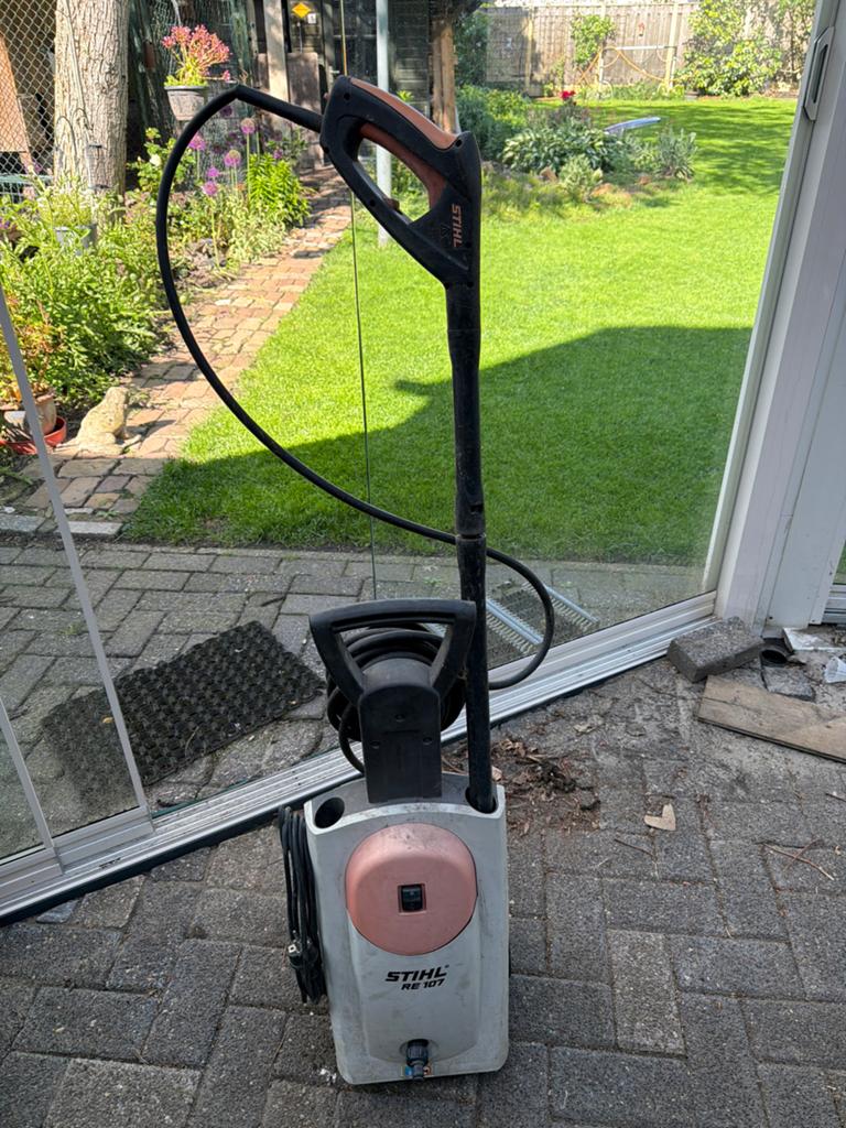 Stihl RE 107 Hogedrukreiniger - Gebruikt, Ophalen of Verzenden, Gebruikt, Elektrisch