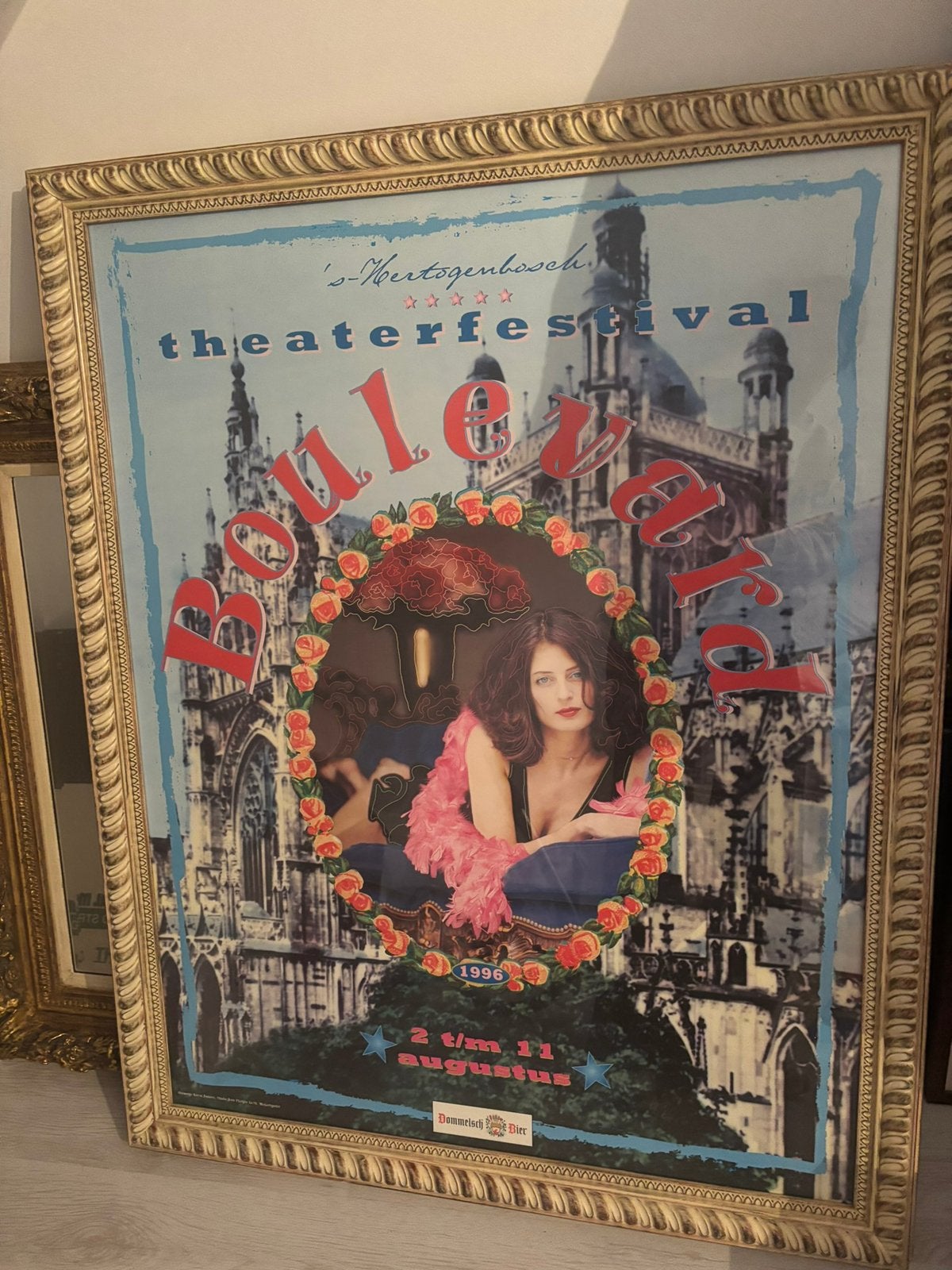 Poster Boulevard 1996 (ingelijst), Ophalen, Rechthoekig Staand, Met lijst, Zo goed als nieuw
