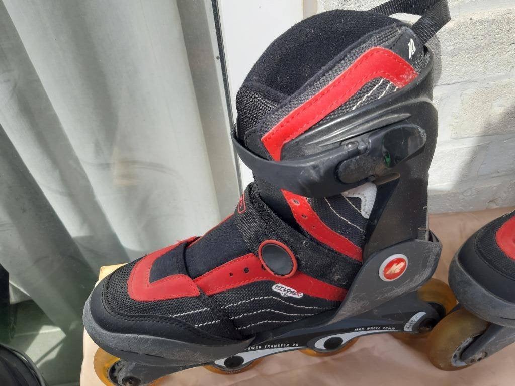 Inlineskate - Roller skates, K2 Sport, blauwzwart, soft boot, Ophalen, K2, Gebruikt, Inline skates 4 wielen