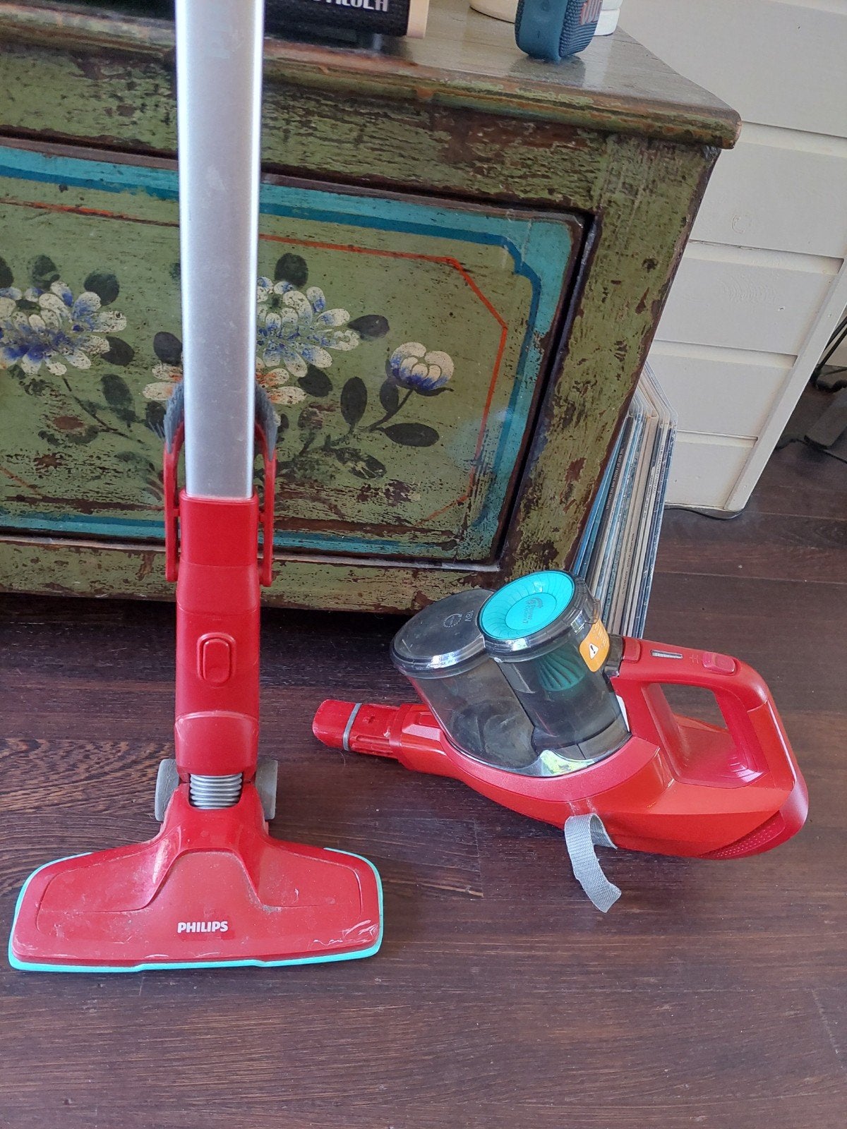 Philips SpeedPro Steelstofzuiger met kruimeldief, Witgoed en Apparatuur, Stofzuigers, Gebruikt, Philips, Draadloos, Ophalen of Verzenden