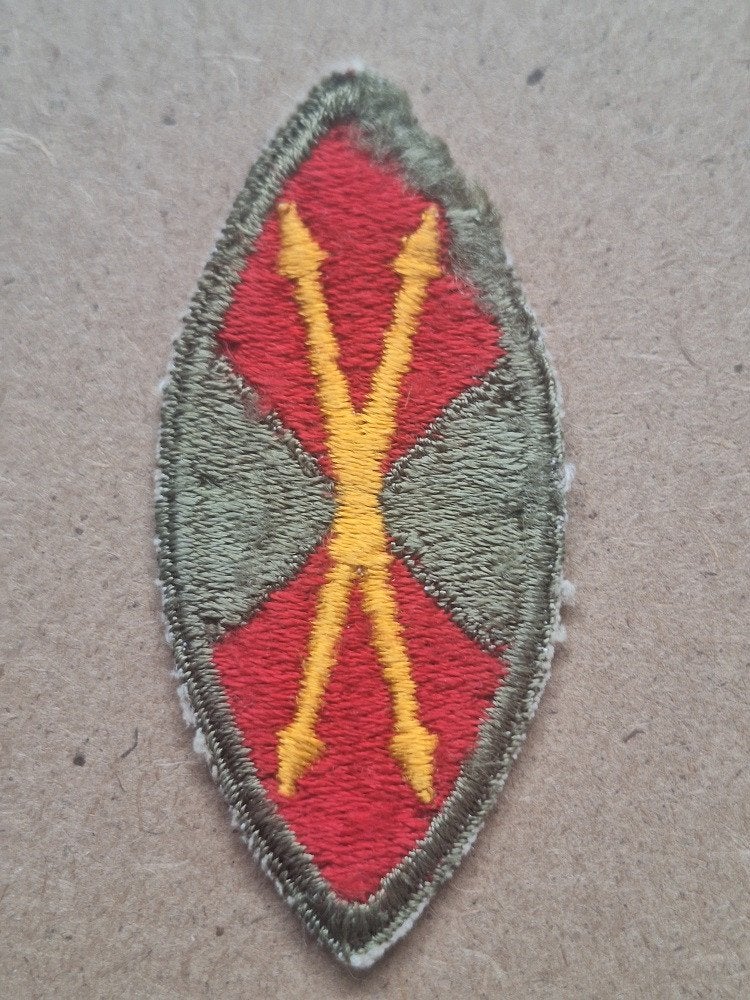 WWII US Antiaircraft Command Central patch, Verzenden, Amerika, Embleem of Badge