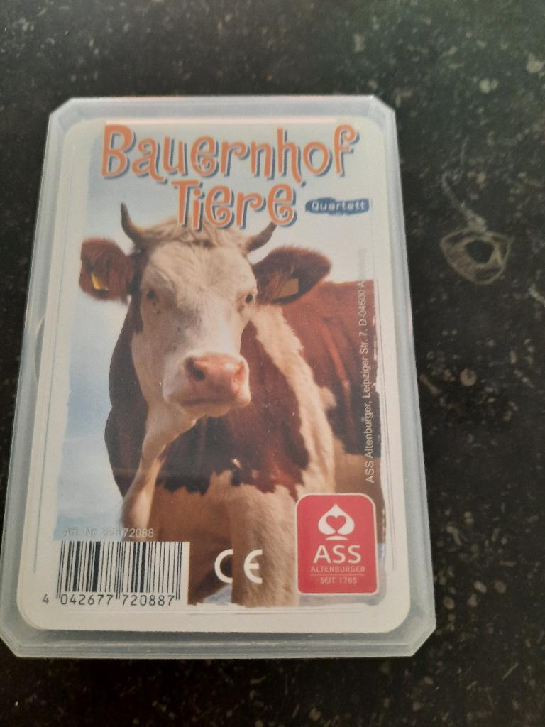 Bauernhof Tiere Quartett, Verzamelen, Speelkaarten, Jokers en Kwartetten, Ophalen of Verzenden, Kwartet(ten)
