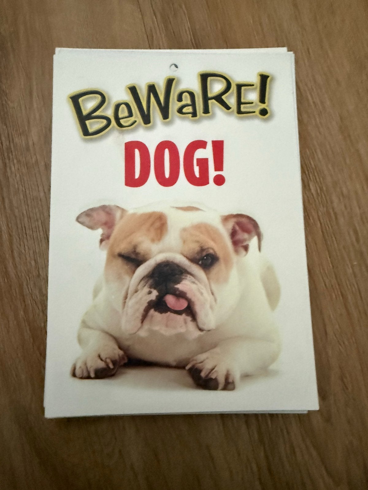 Waakbord engelse bulldog, Ophalen of Verzenden, Nieuw