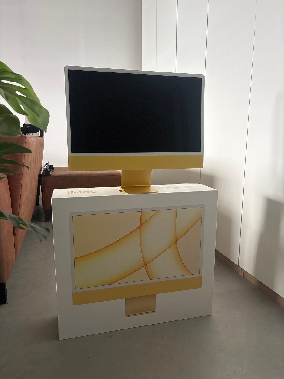 iMac 24 inch 8GB 512GB SSD goud met extra toetsenbord, Computers en Software, IMac, Ophalen of Verzenden, Zo goed als nieuw, 8 GB