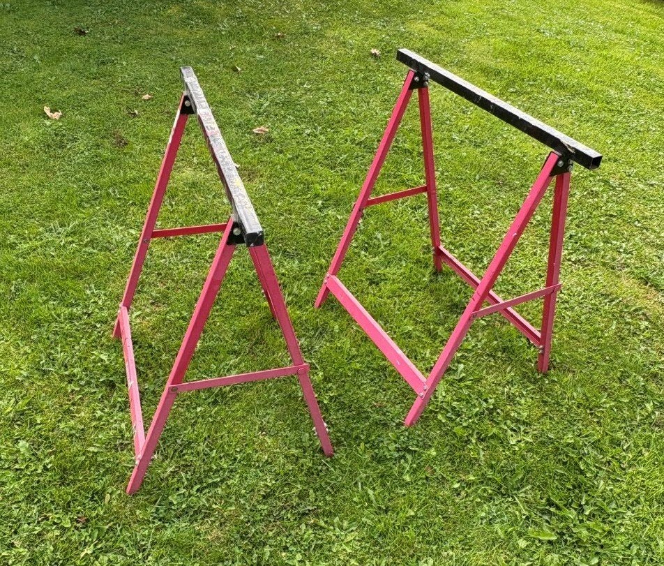 Schragen (2 stuks), Ophalen, Zo goed als nieuw, Overige typen, Minder dan 2 meter