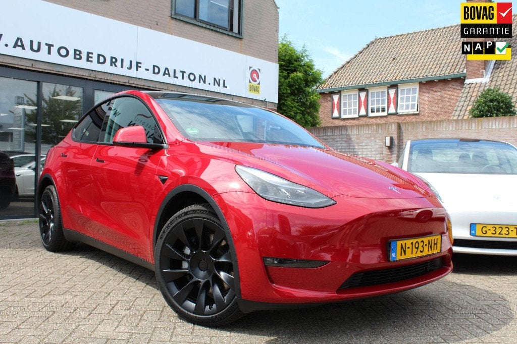 Tesla Model Y L. RANGE AWD 75 kWh 20" LMV / ENHANCED AUTOPIL, Auto's, Tesla, Bedrijf, Model Y, 4x4, ABS, Adaptive Cruise Control