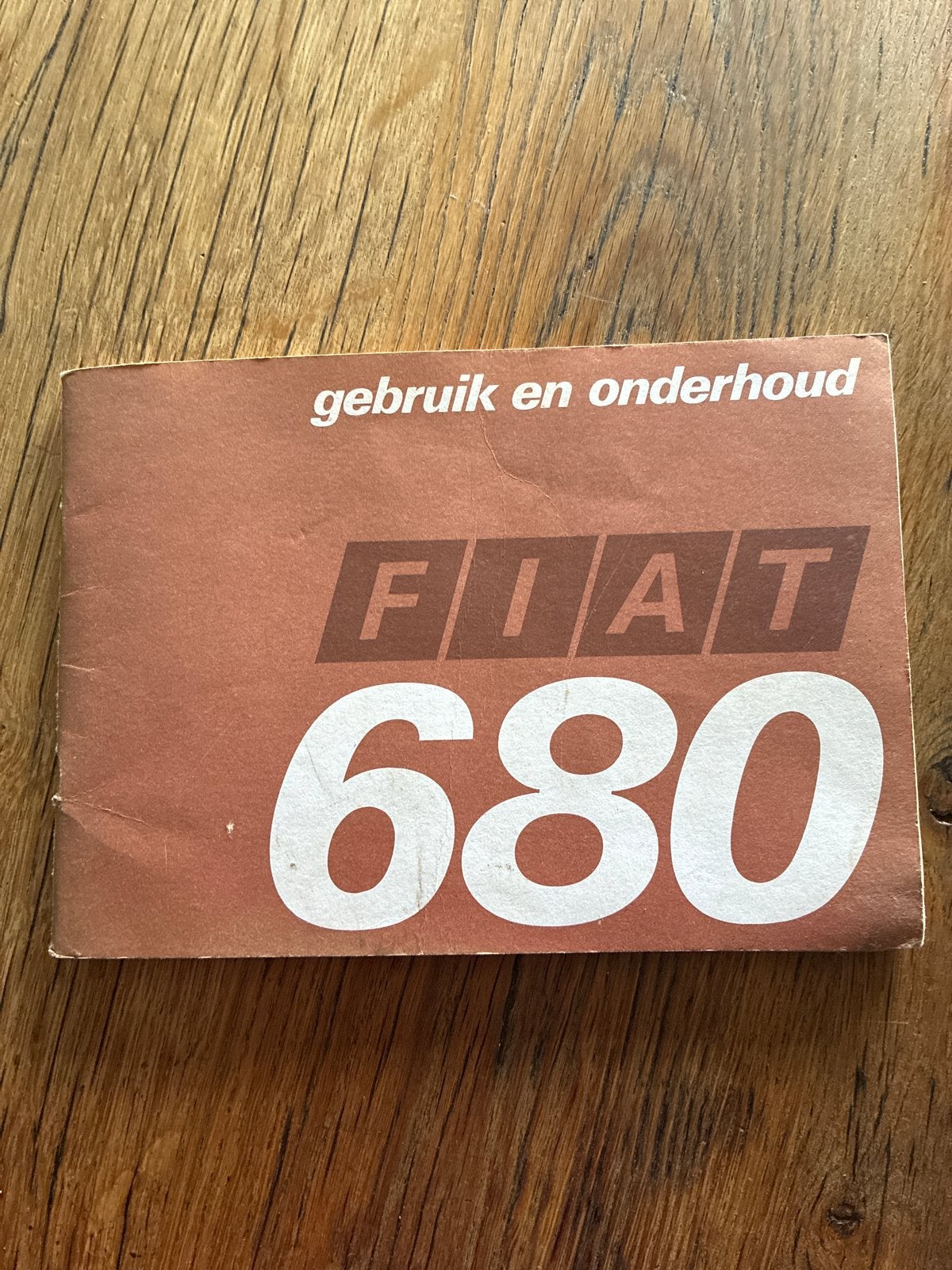 Fiat 680 Gebruik en Onderhoud Handleiding, Ophalen of Verzenden, Gelezen, Overige merken