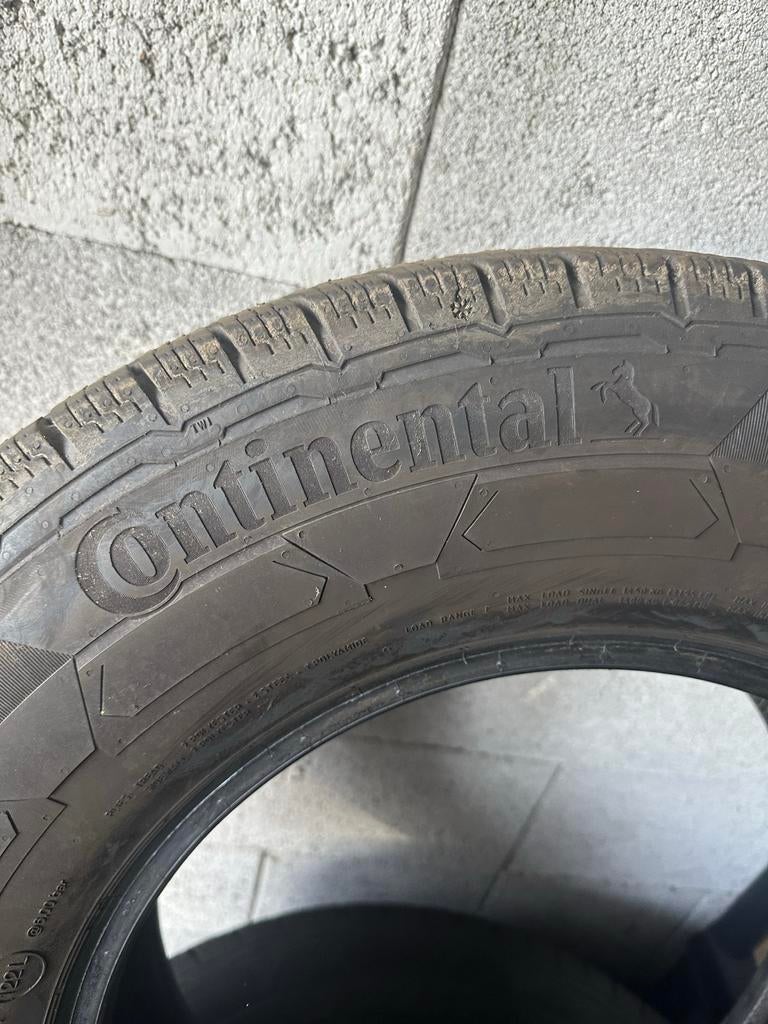 Set 4x Continental VanContactWinter 225/75 R16C winterbanden, Ophalen, 16 inch, Winterbanden, Band(en)