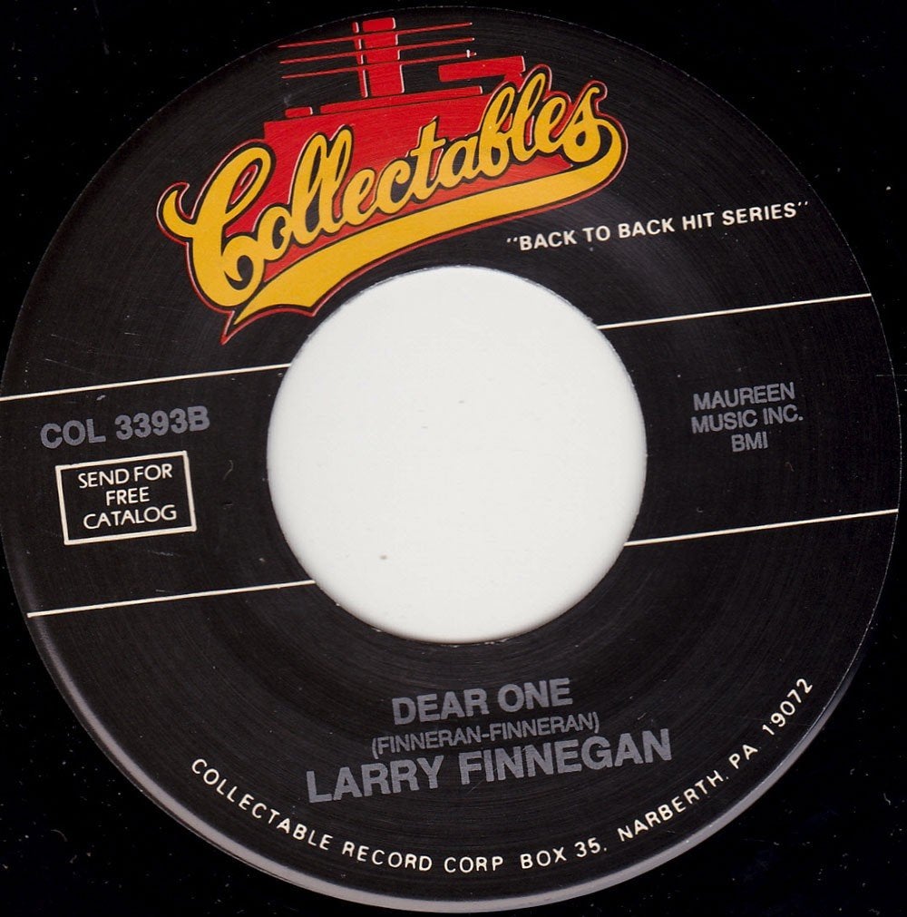 Larry Finnigan - Dear One 7", Ophalen of Verzenden, Zo goed als nieuw, 7 inch, Pop