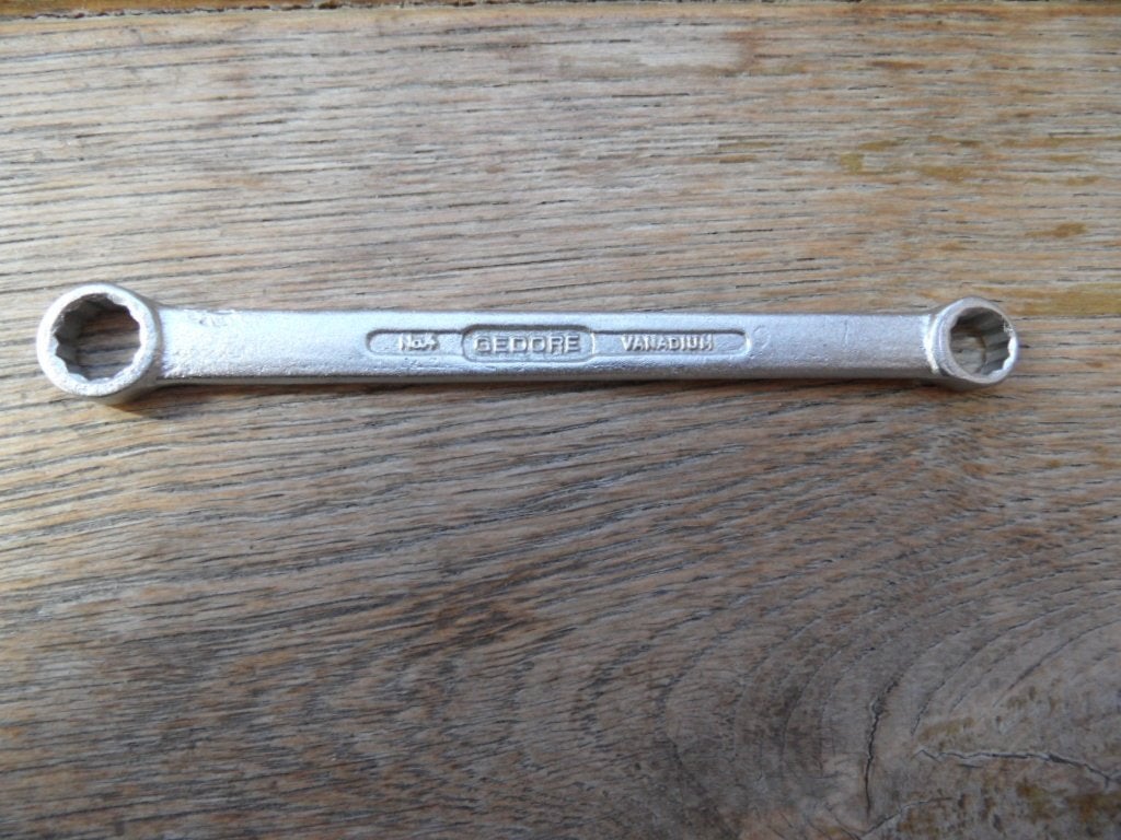 Gedore No 4 platte ringsleutel set 6-22 adv 1, Ophalen of Verzenden, Zo goed als nieuw
