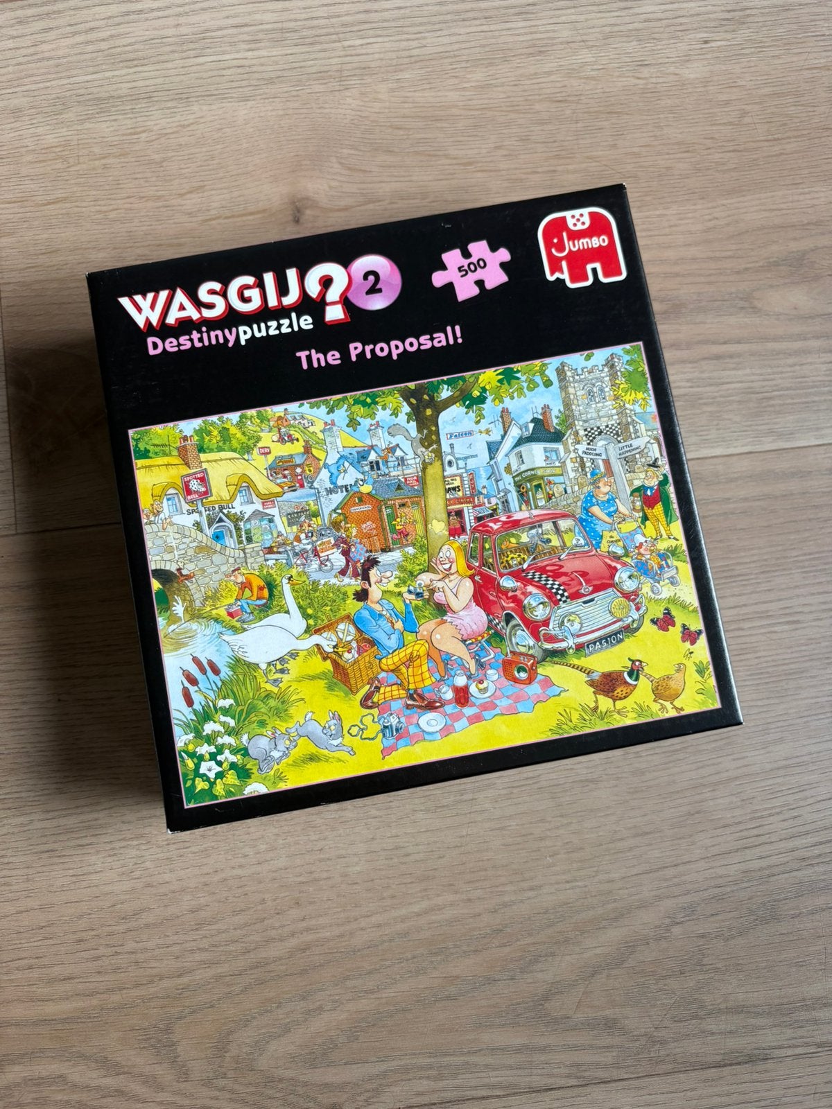 Wasgij Destiny 2 The proposal, Ophalen of Verzenden, 500 t/m 1500 stukjes, Zo goed als nieuw, Legpuzzel
