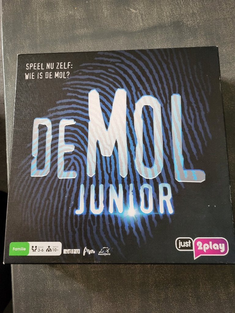 de mol junior, Hobby en Vrije tijd, Gezelschapsspellen | Bordspellen, Ophalen of Verzenden, Zo goed als nieuw