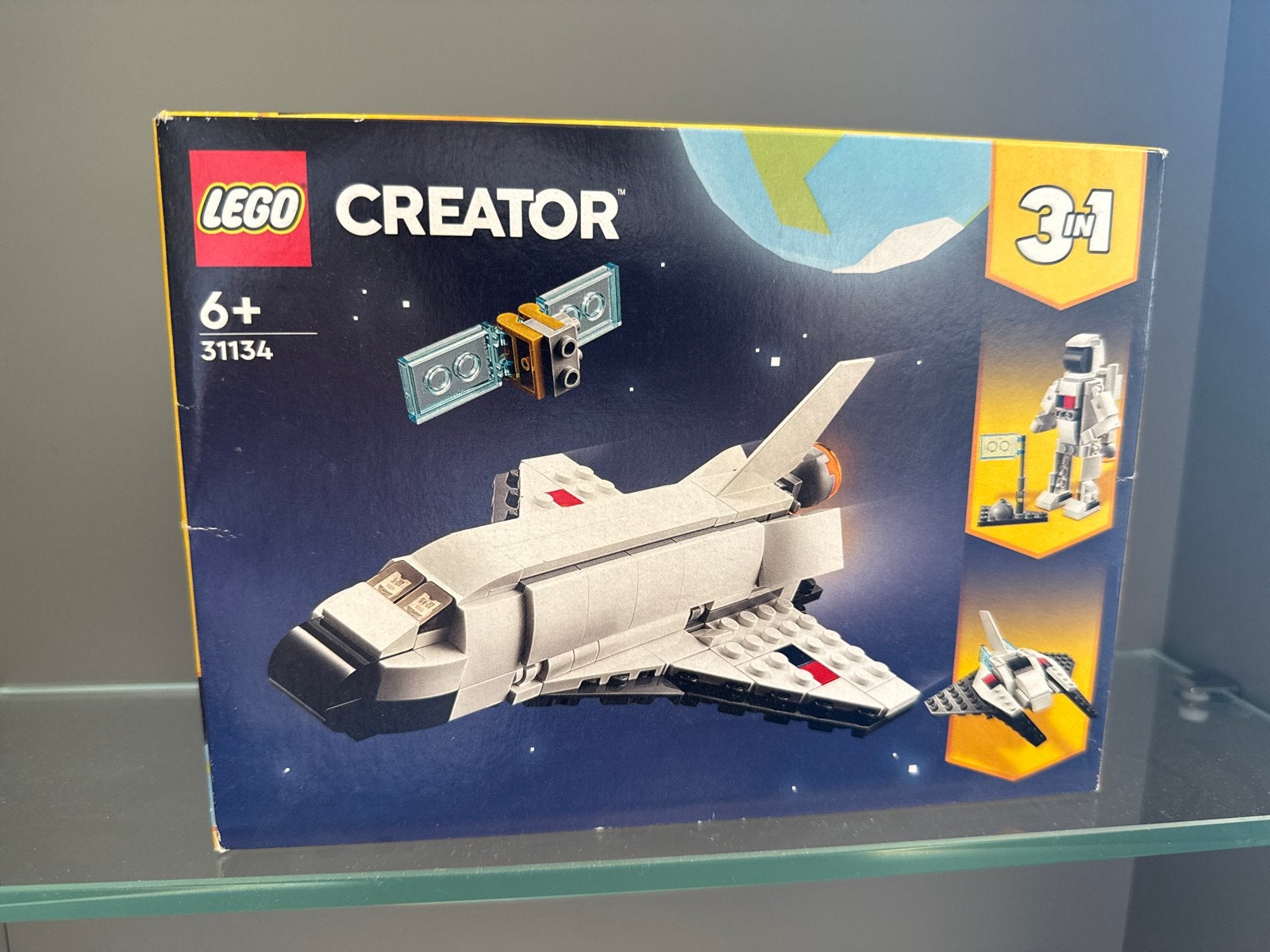Lego Creator 31134 Ruimteshuttle met astronaut 3-in-1, Lego, Nieuw, Ophalen of Verzenden, Compleet