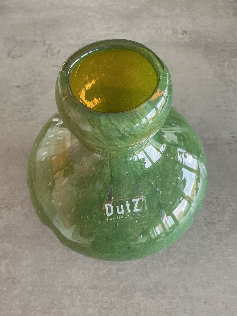 Vaas, Ophalen, Handgemaakt, 19 cm, Groen