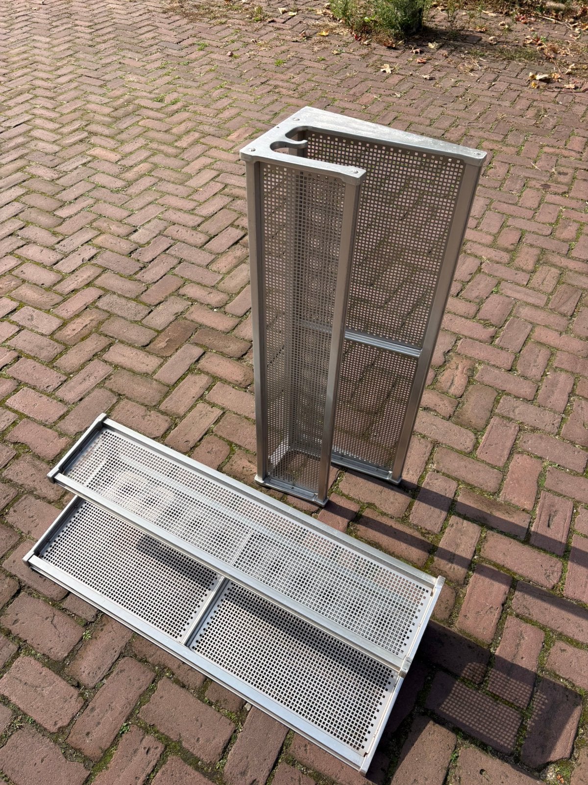 Originele NS Trein Bagagerekken / Kapstokken, Gebruikt, Minder dan 100 cm, Metaal, Ophalen
