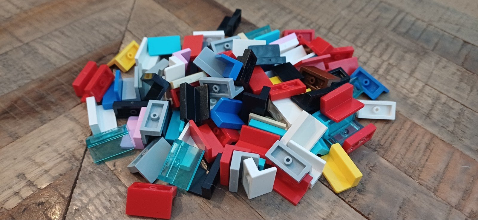 100x Lego Panel 1x2 - Diverse kleuren #1, Ophalen of Verzenden