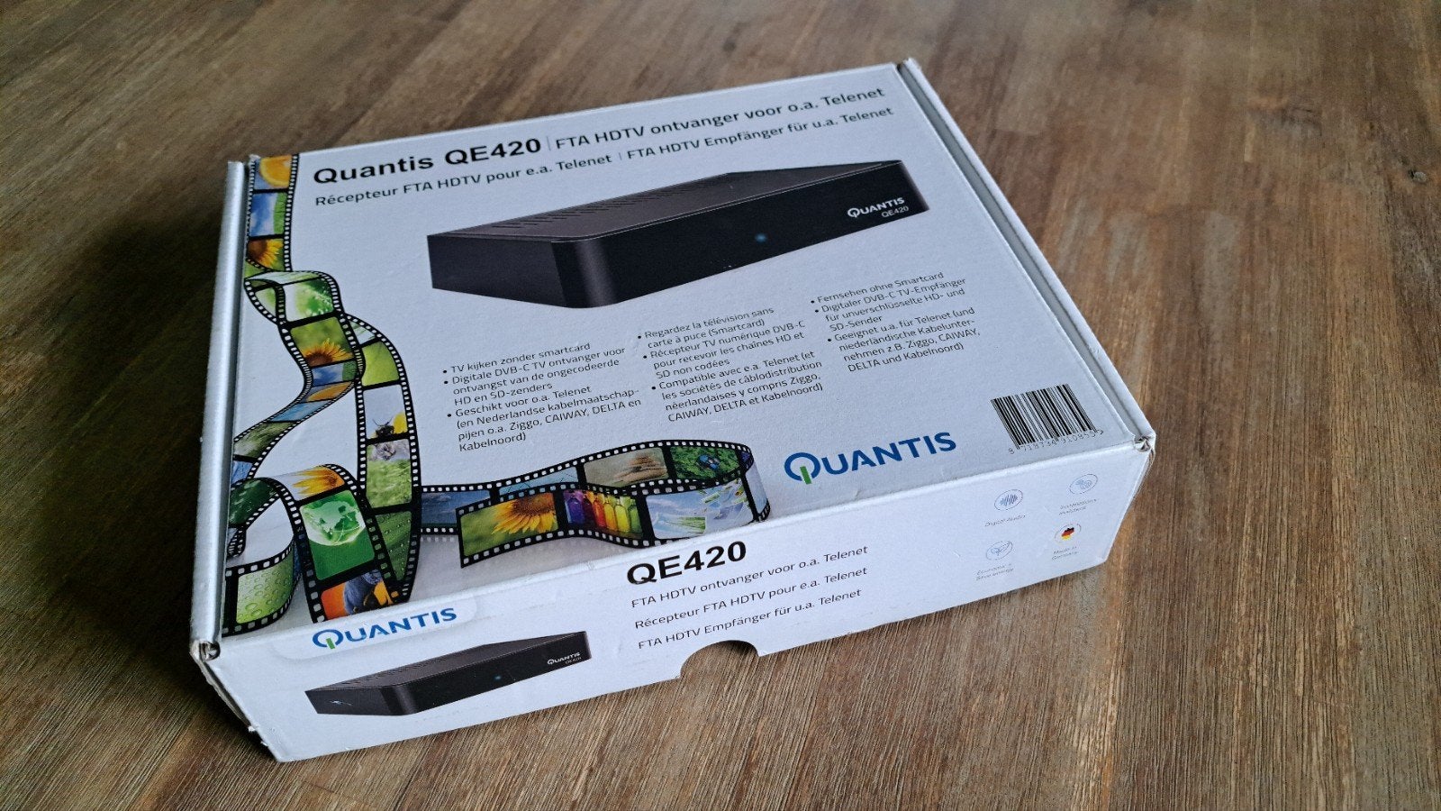 Quantis QE420 FTA HDTV ontvanger voor Telenet, Audio, Tv en Foto, Decoders en Harddiskrecorders, Ophalen of Verzenden, Zo goed als nieuw